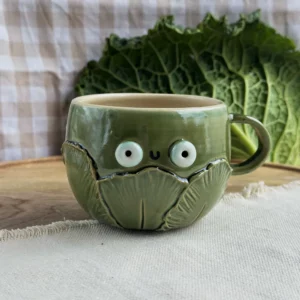 Kubek Kapustka- ciemna zieleń