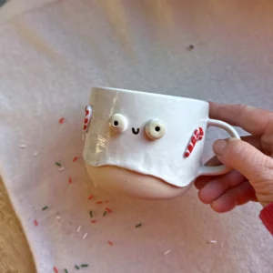 Pan Lukier w świąteczne lizaczki-błękit