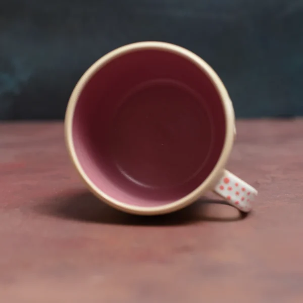 Kubek w pierożki róż