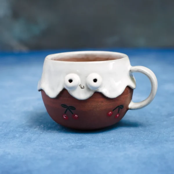 Kubek Pan Deserek z wiśniami