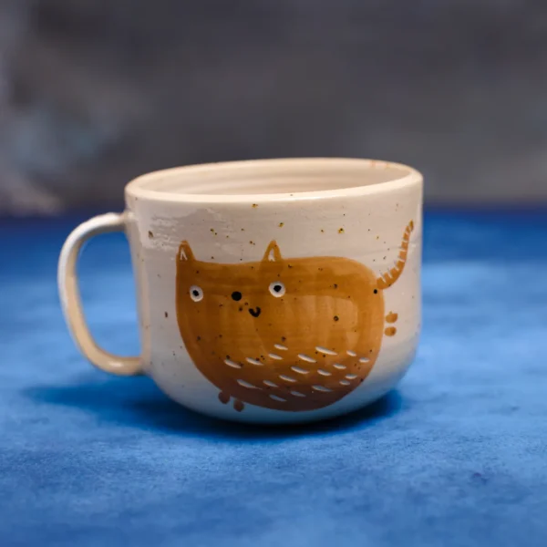 Kubek Czarny Kot Rudy Kot