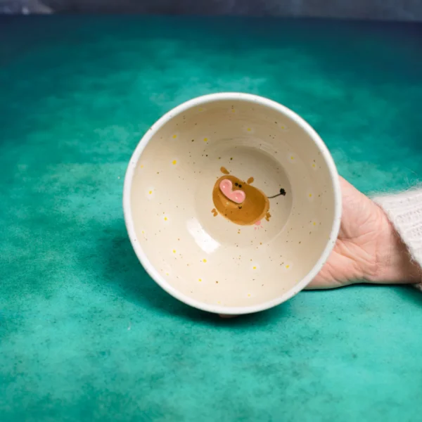 Miska z Rudą Krówką