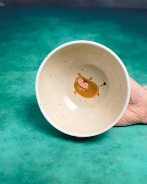 Miska z Rudą Krówką