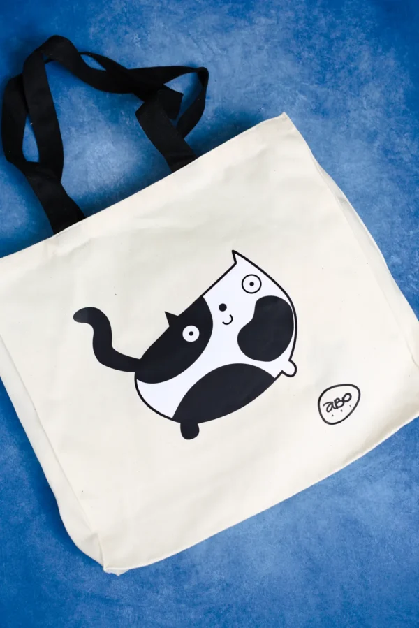 Torba Kotek Biało-czarny