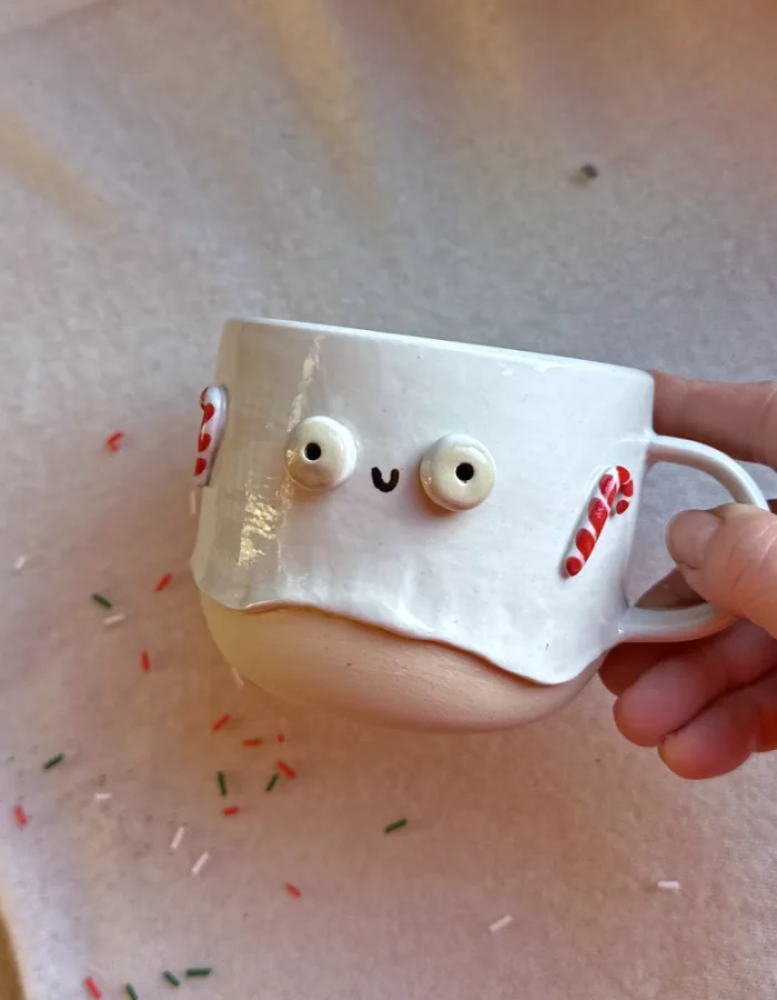 Pan Lukier w świąteczne lizaczki-błękit